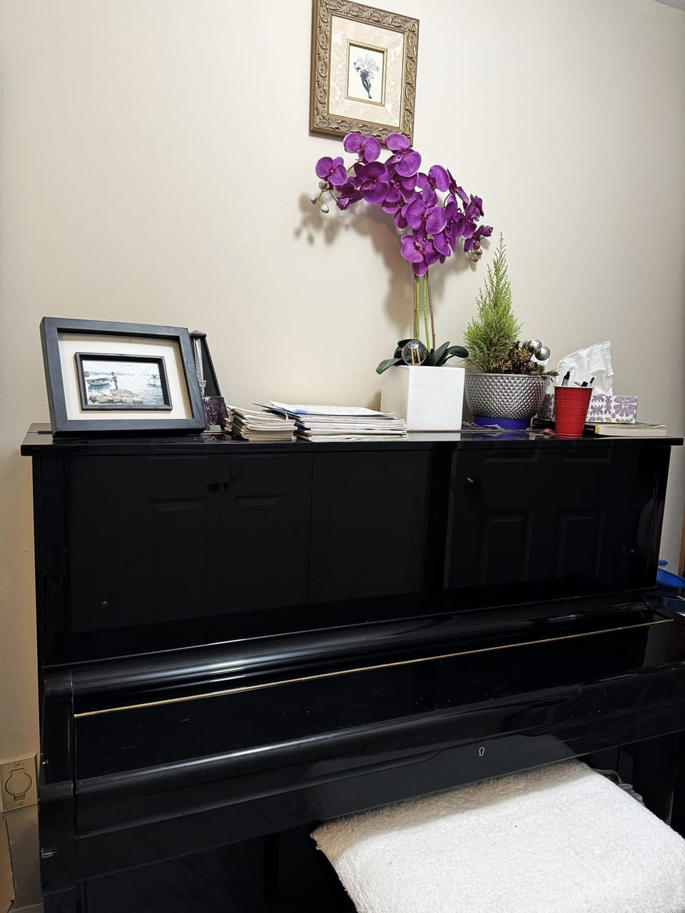 Standard Yamaha piano for your entertainment