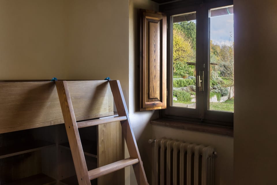 ANTICA third bedroom - single bed reached by ladder
