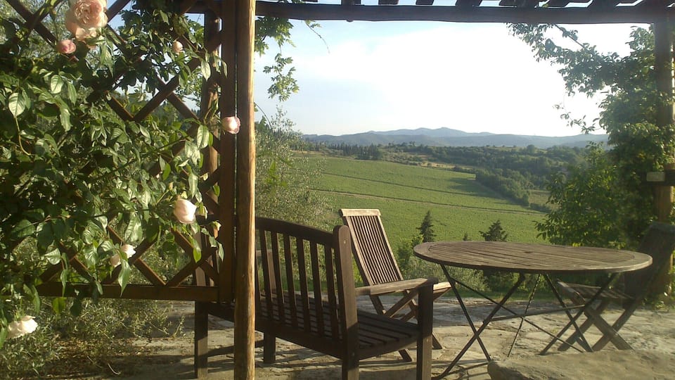 Peaceful, panoramic terrace