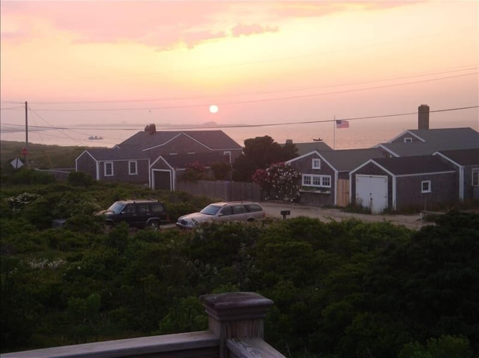 Dusk over Madaket from upstairs deck
