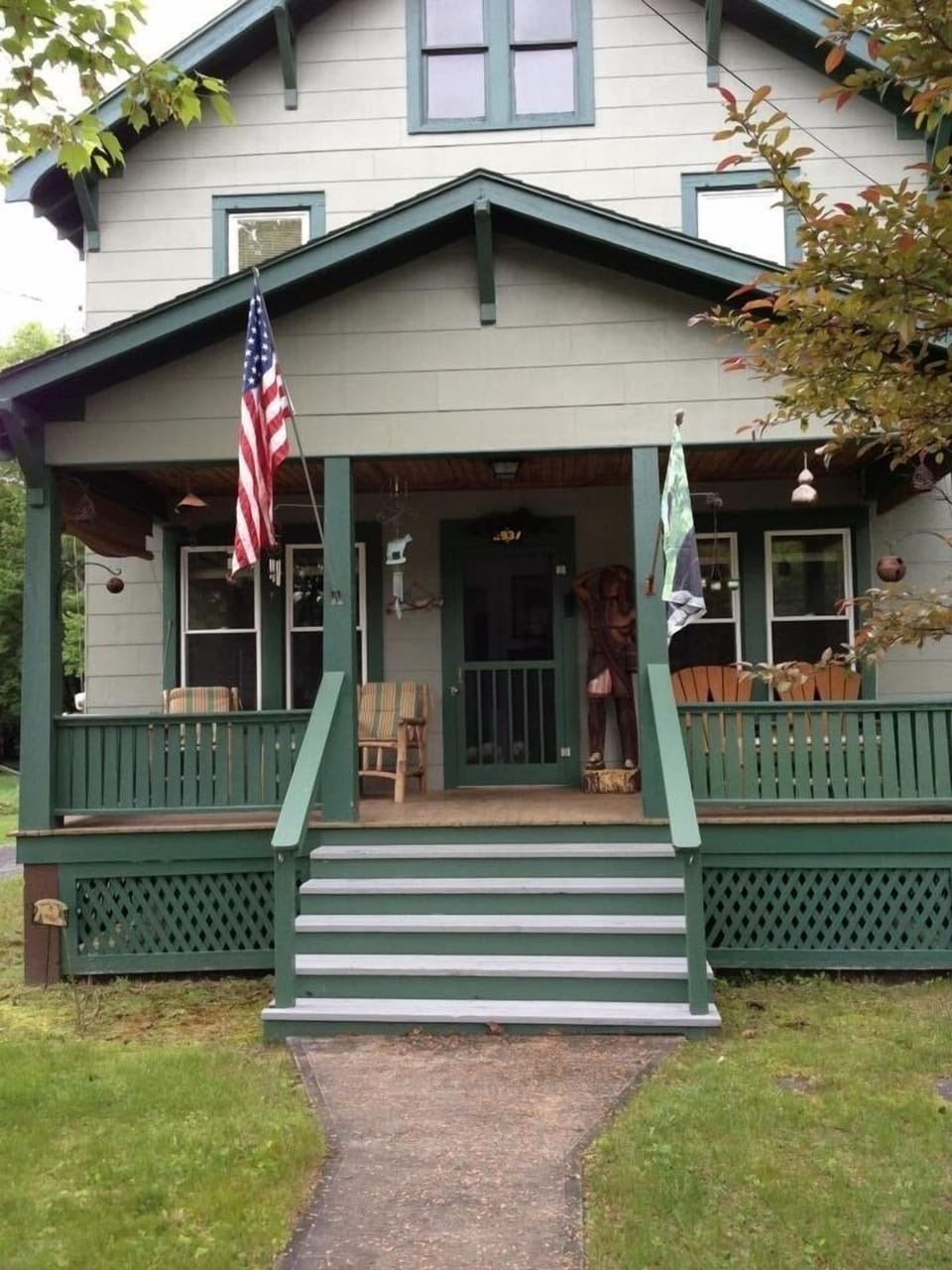 Relax on the front porch.