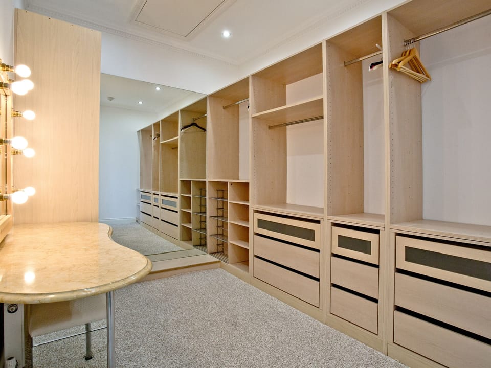 Master bedroom Walk in Wardrobe | Riviera Mansion, Torquay