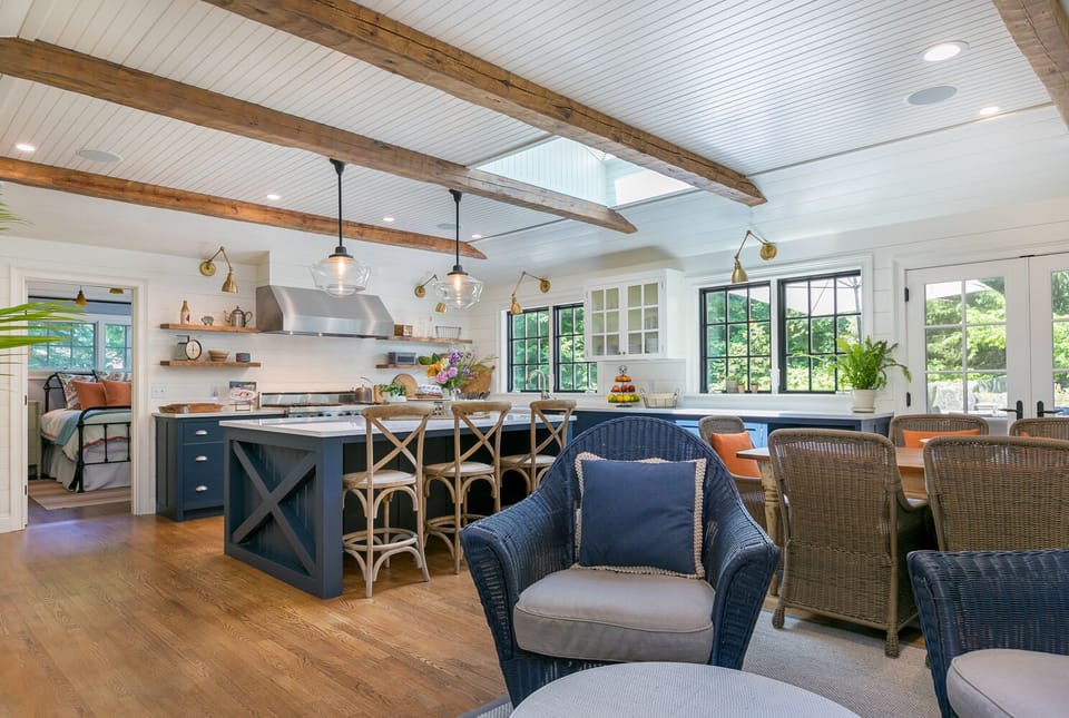 Fabulously appointed kitchen/great room is ideal for a family gathering.