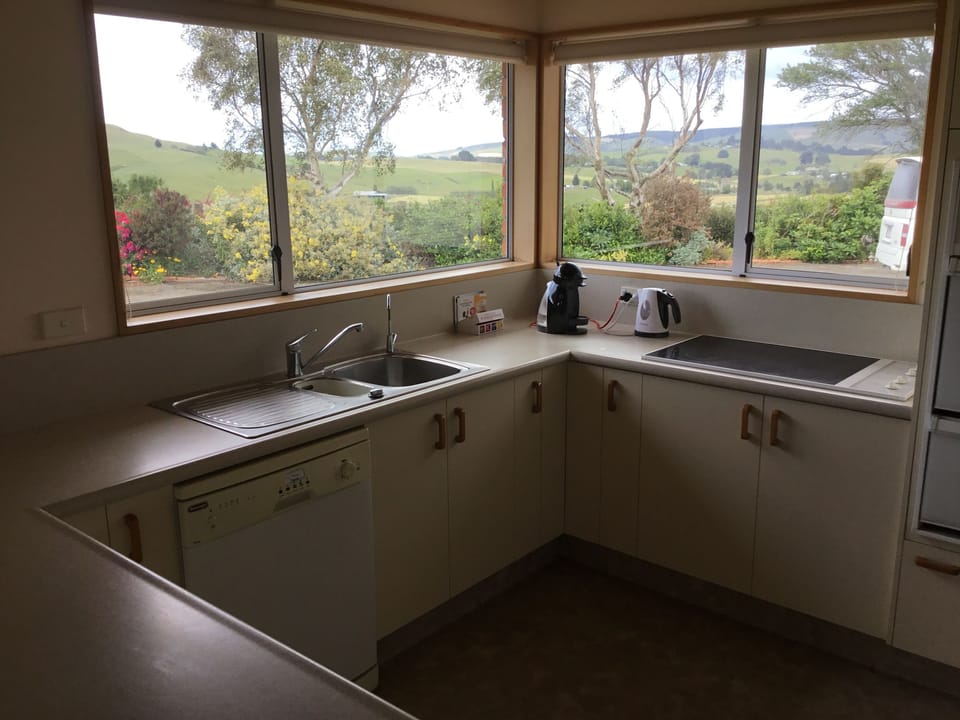 Kitchen looking towards Owaka