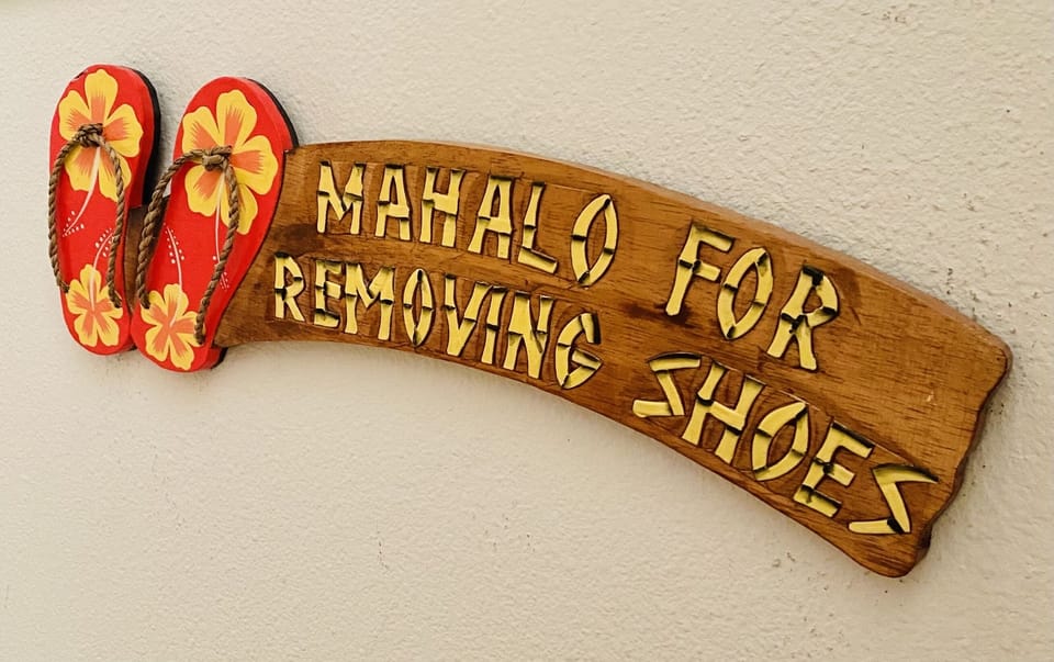 Please remove shoes
