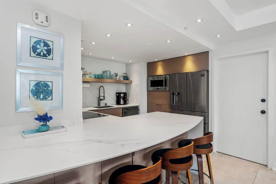 Fully remodeled kitchen with high-end appliances.