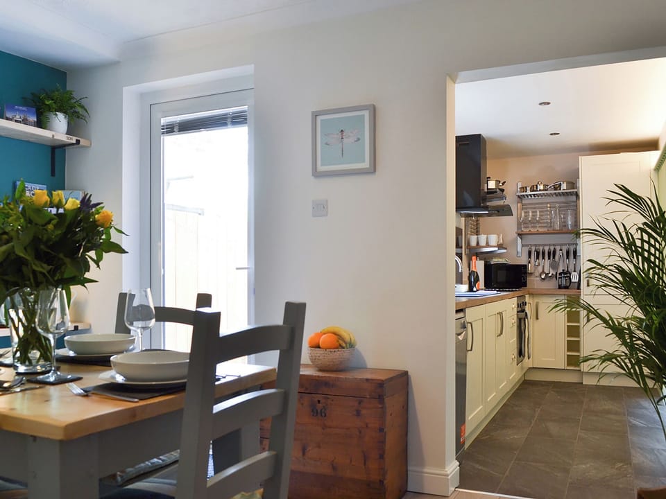 Dining room with outdoor access | Dragonfly Cottage, Beverley 