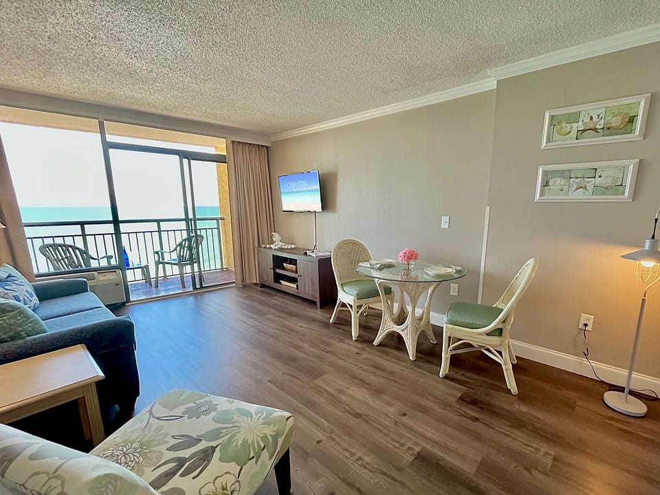 Spacious living room perfect for relaxing and spending time together.
