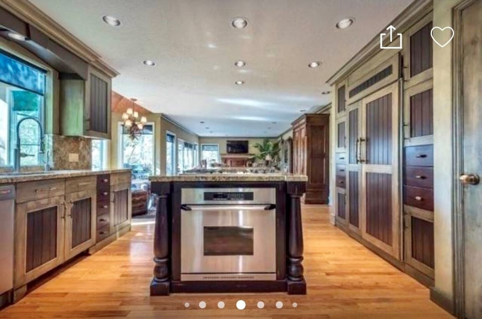 Kitchen with high end appliances.