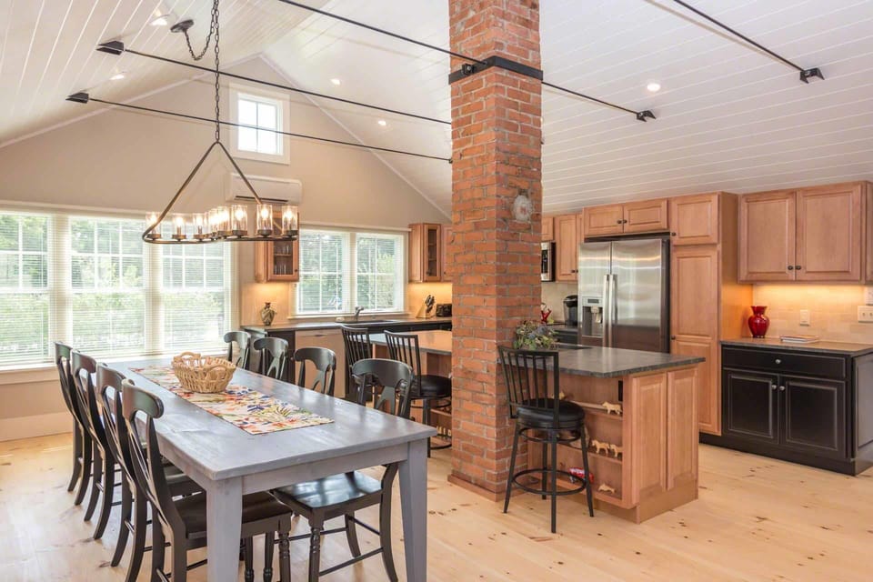 Open Dining and Kitchen