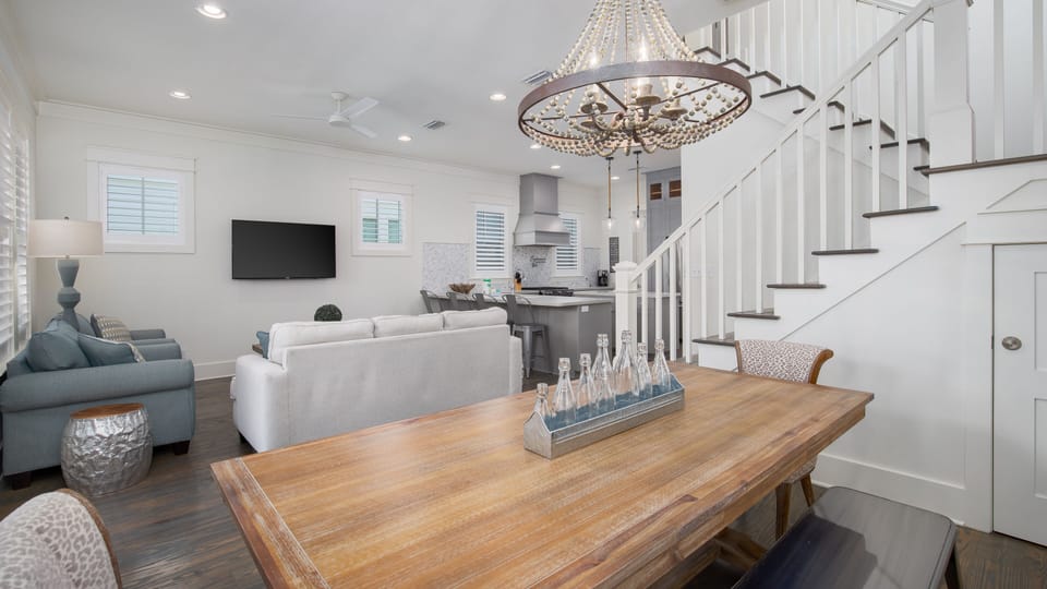 Open Concept Living and Dining Area