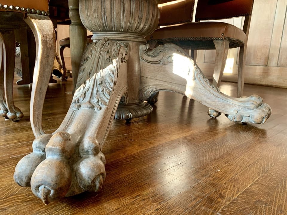 123 year old Original Dining Table -Hand crafted in Shelbyville, IN 