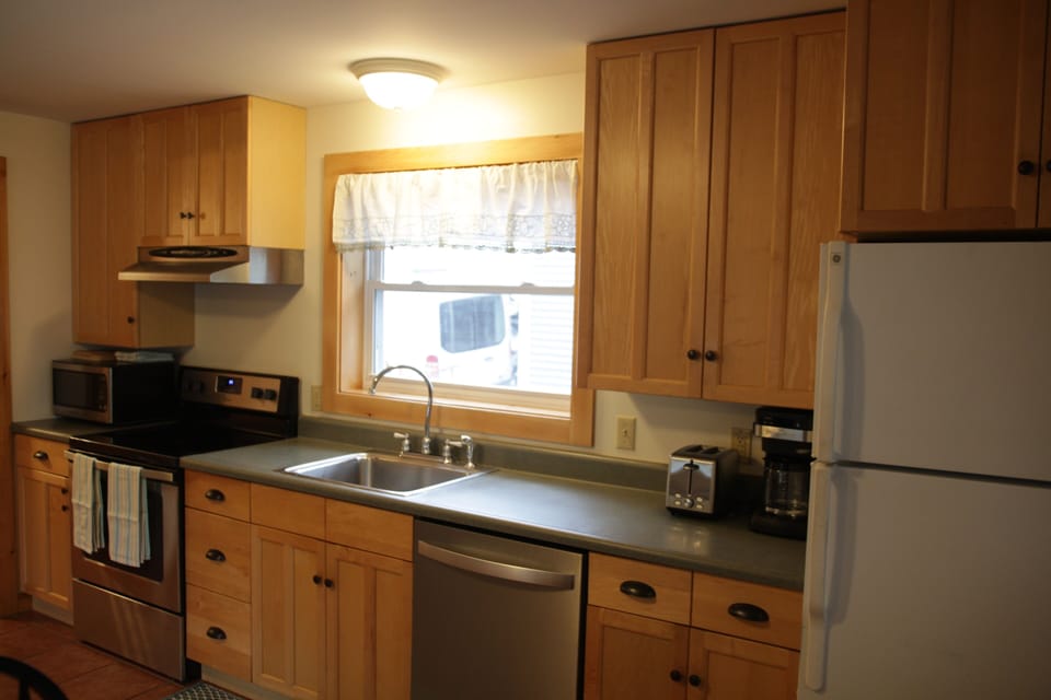 Fully stocked kitchen