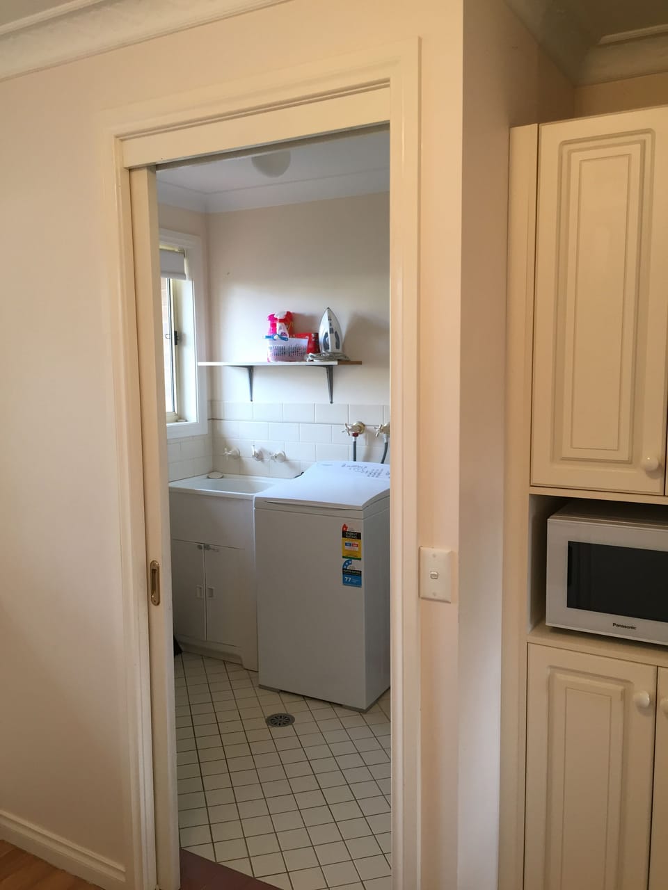 Laundry with washing powder included.