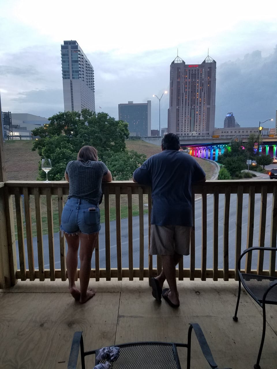 Amazing views of SA downtown skyline