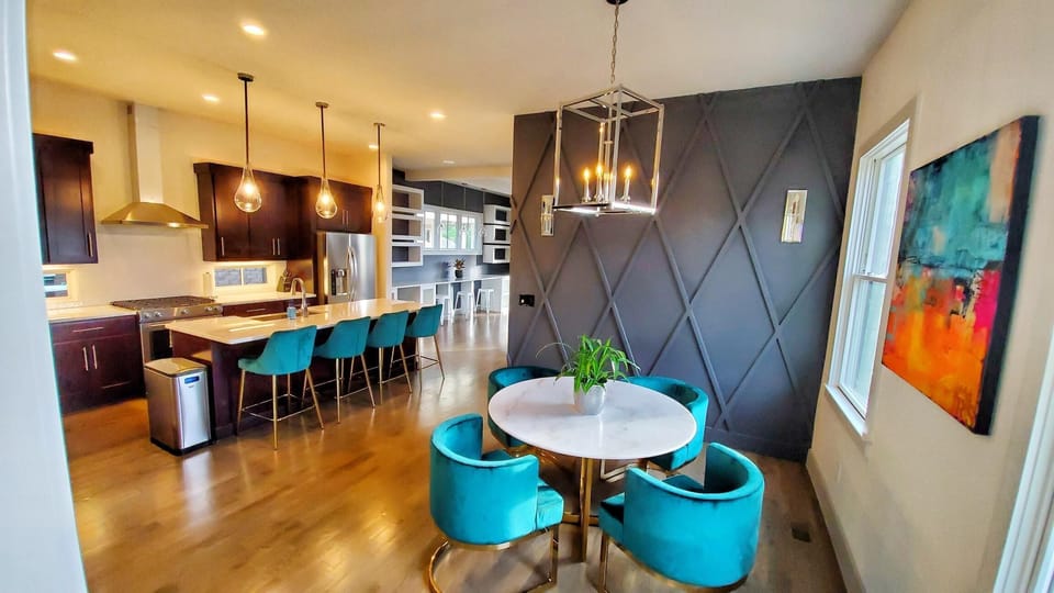 Wide open layout on the main floor