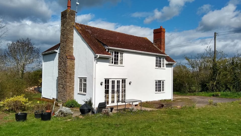 Side of house from lawn