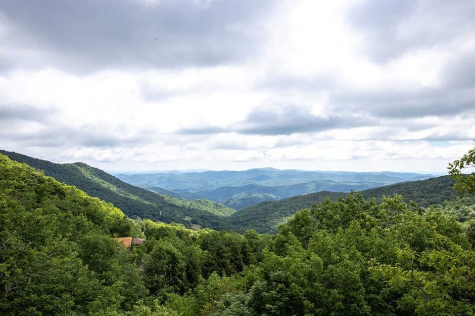 Long Range Layered Mountain Views from Four Diamond Escape