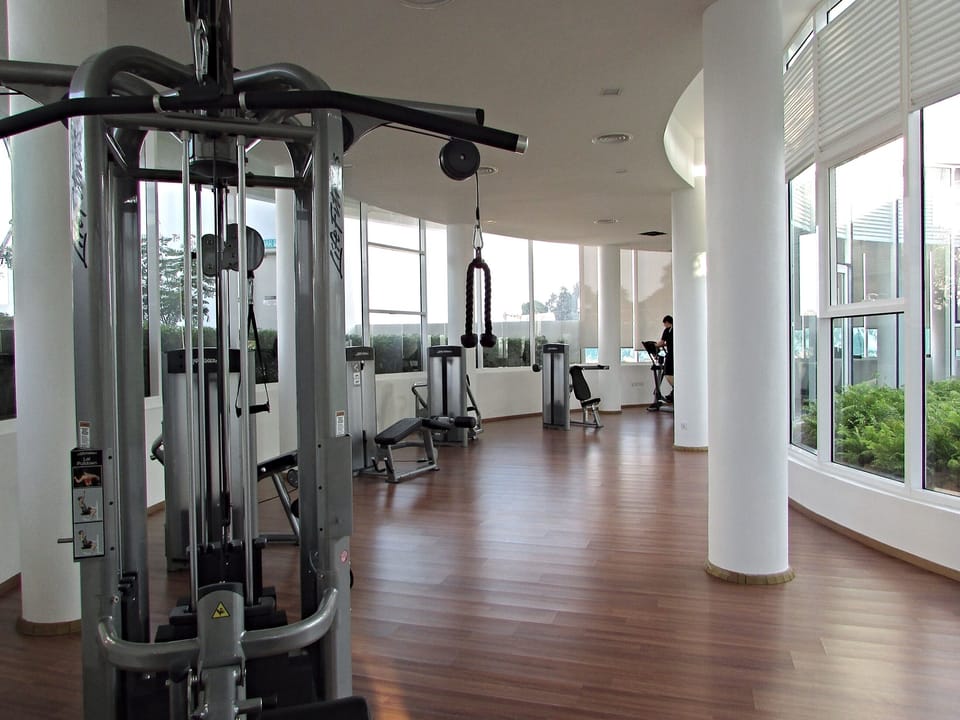 air-conditioned gymnasium