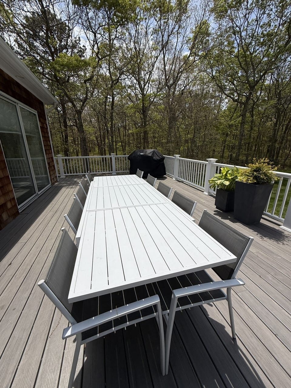 Outdoor dining and grill 
