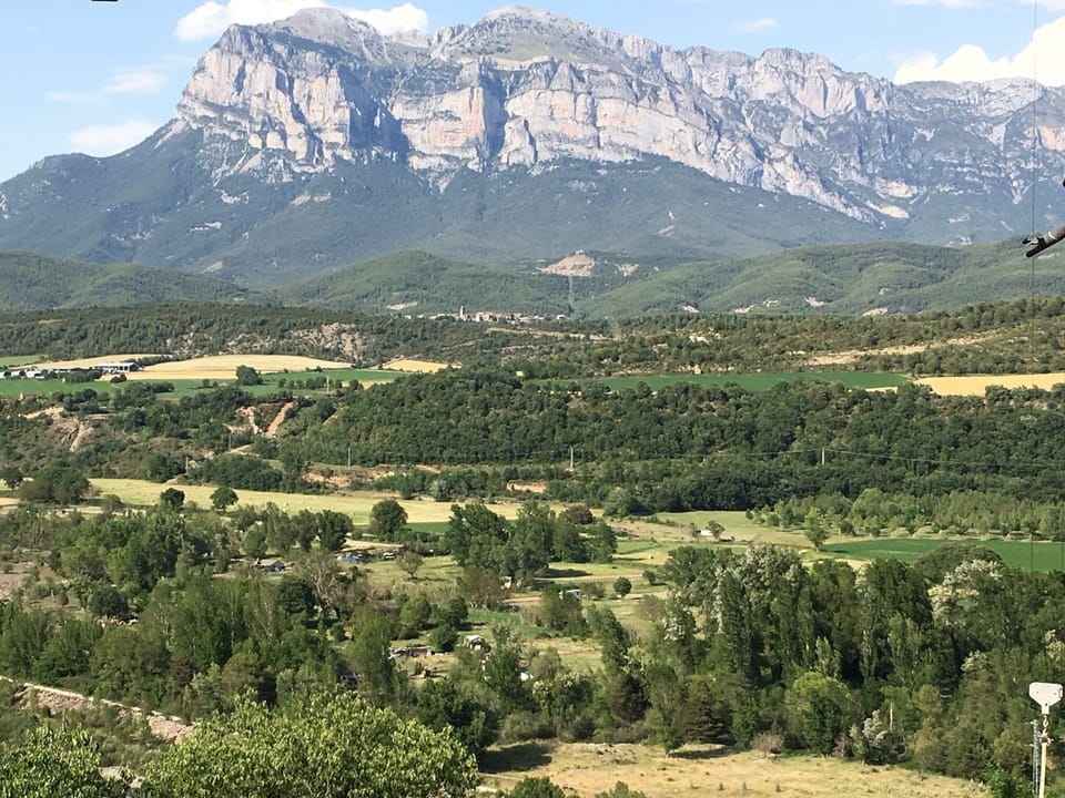 Peña Montanesa . View from back windows.