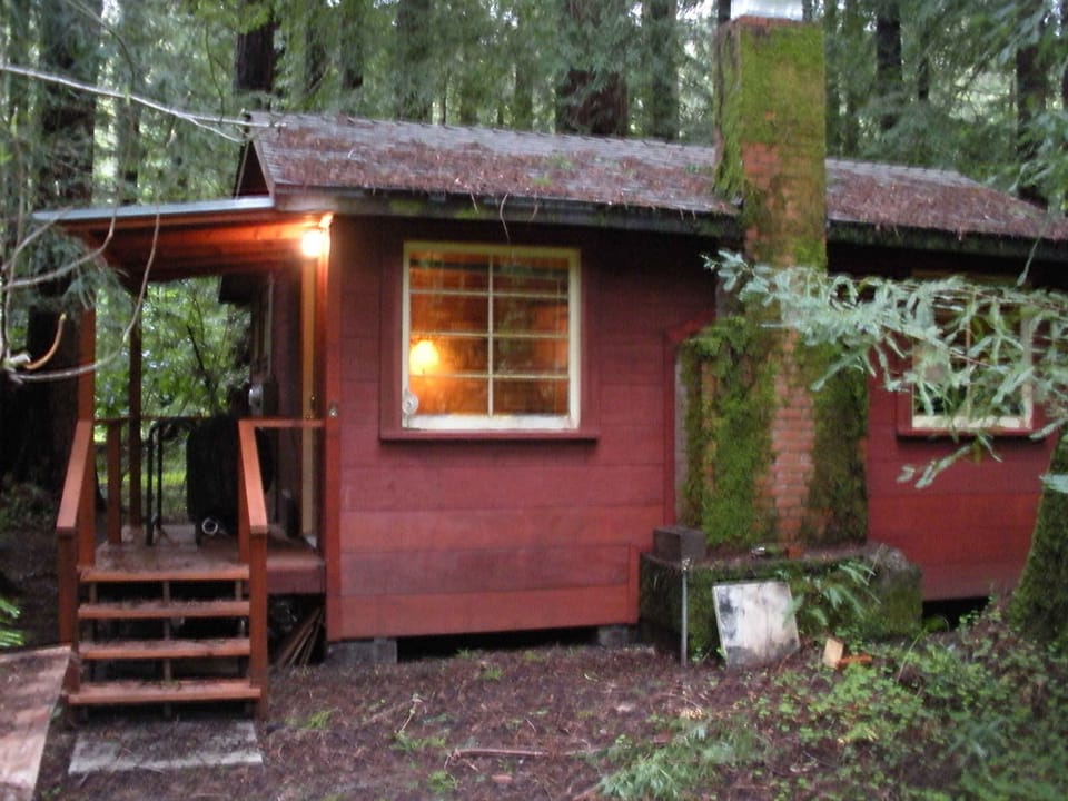Creek side of Cabin