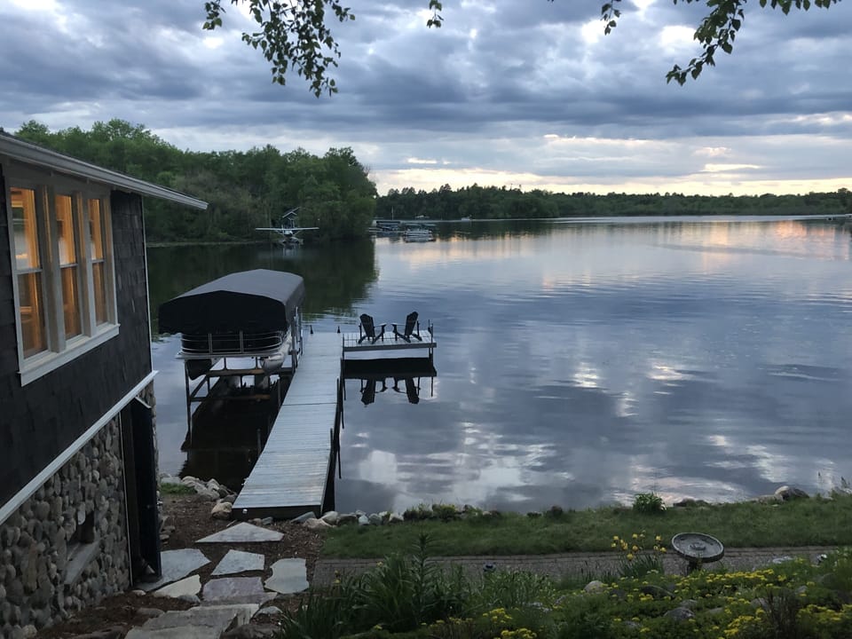 Beautiful view of Sibley Lake. 