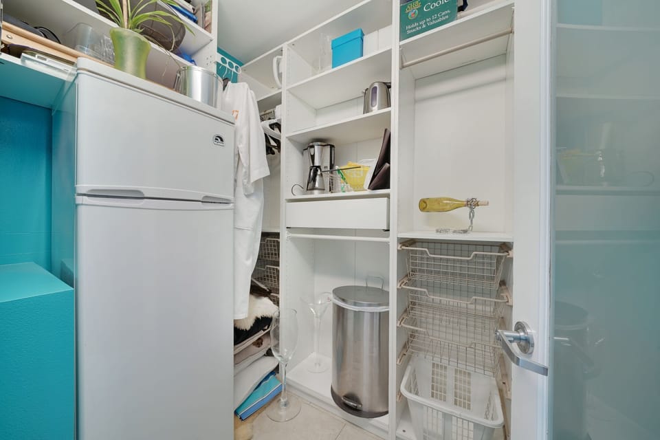 Large walk-in pantry/closet.