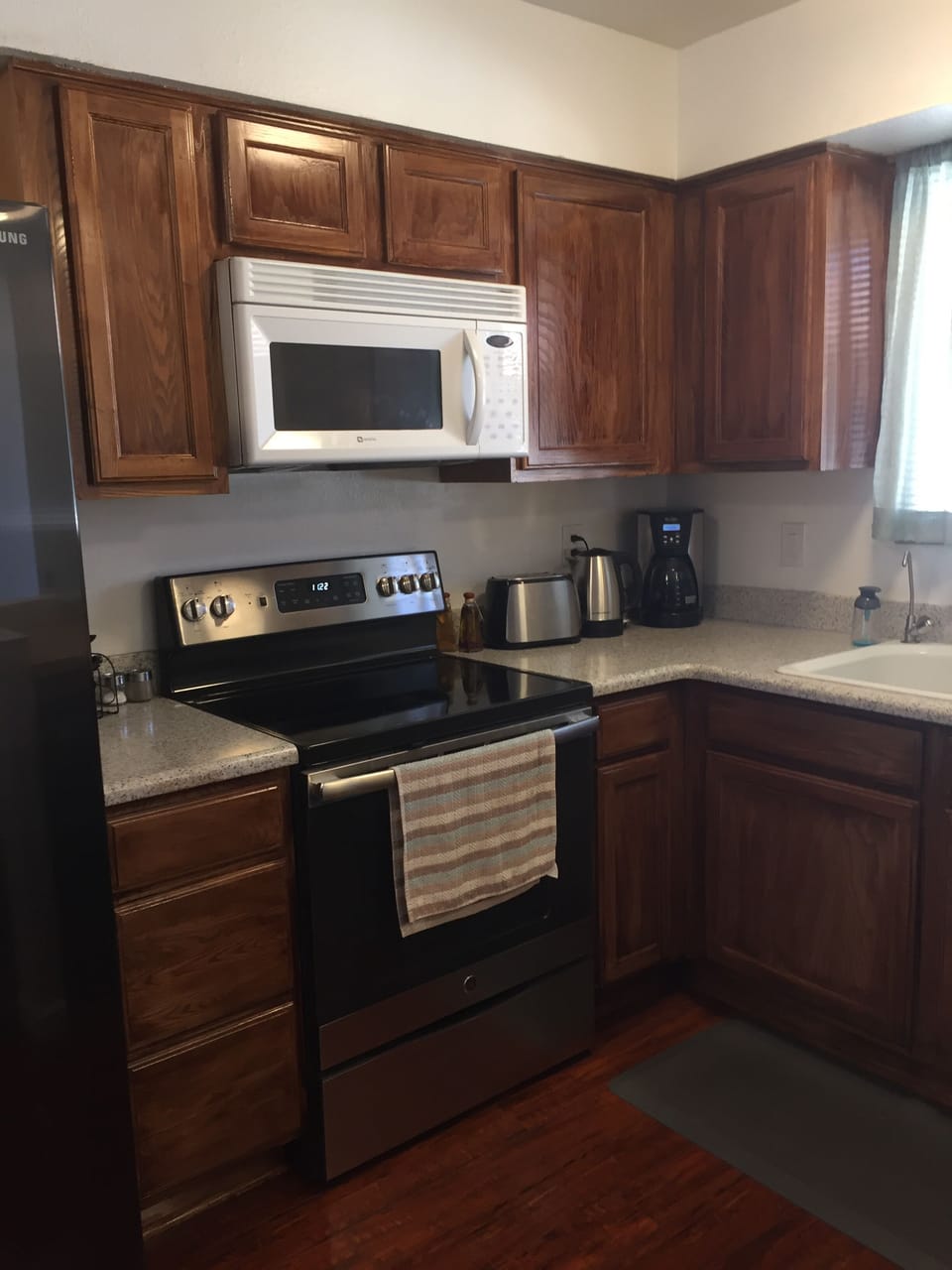 Kitchen with some of the appliances 