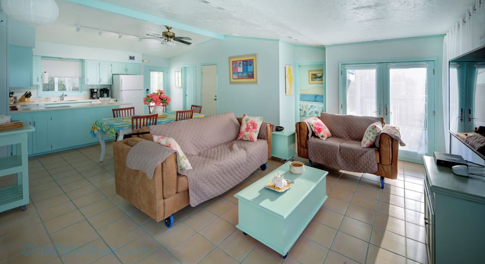 Living room and open floor plan