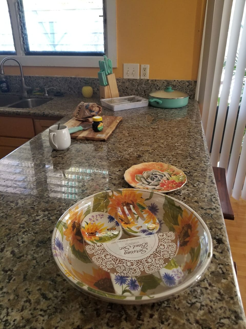 new granite top kitchen