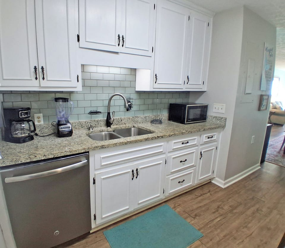 Dishwasher makes clean up a breeze.
