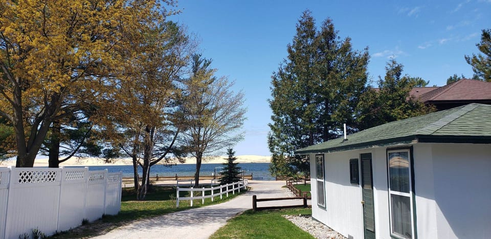 view from front deck