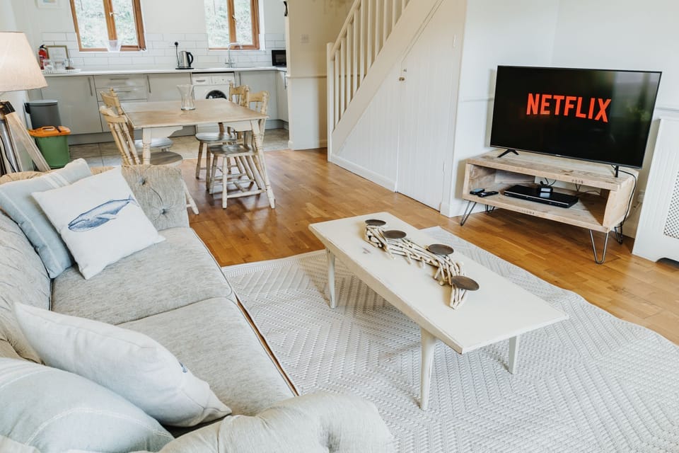 Tv area-The Cwtch Cottage