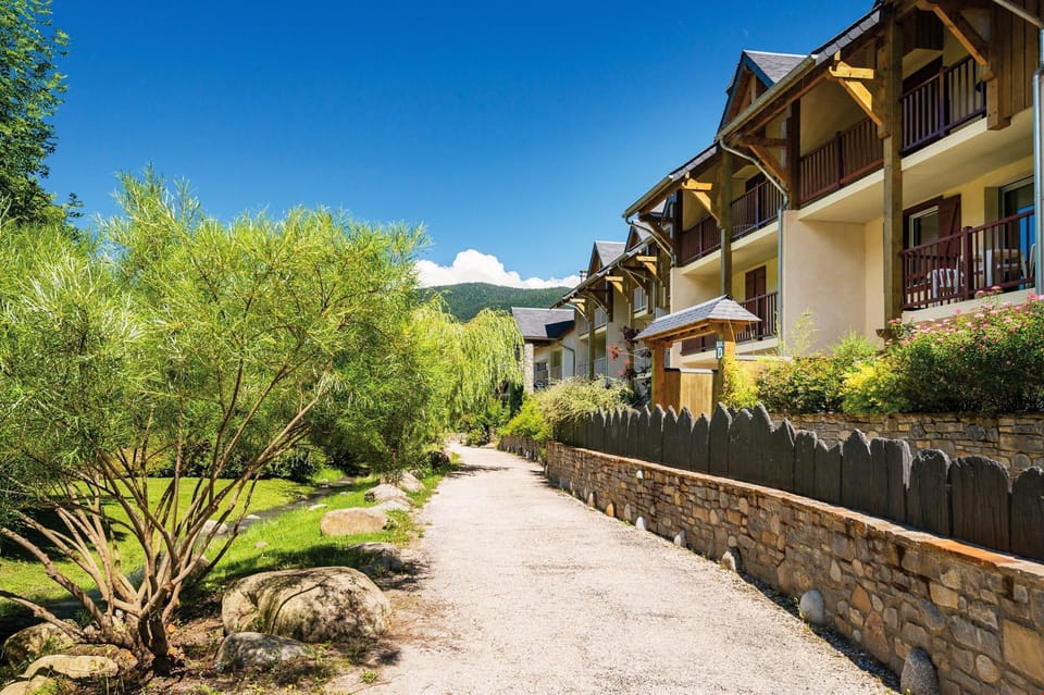Stroll around this lovely property during the summer.