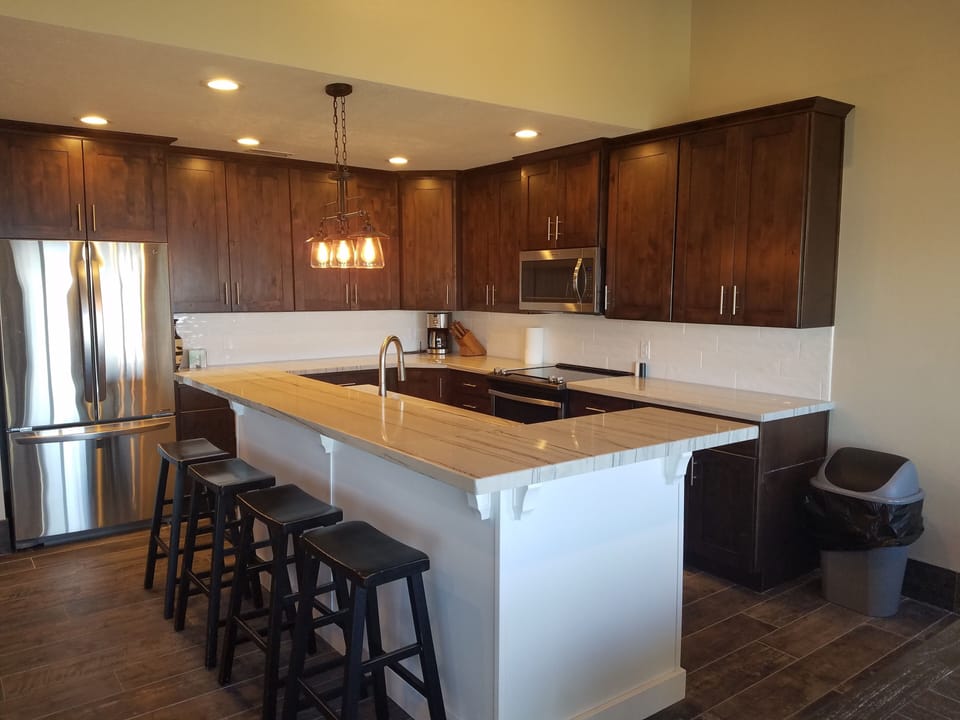 Gourmet Kitchen with Granite and Stainless Steel