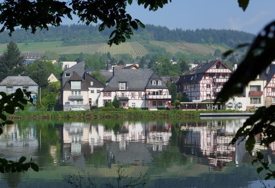 View of the Moselle jewel from the other side of the river