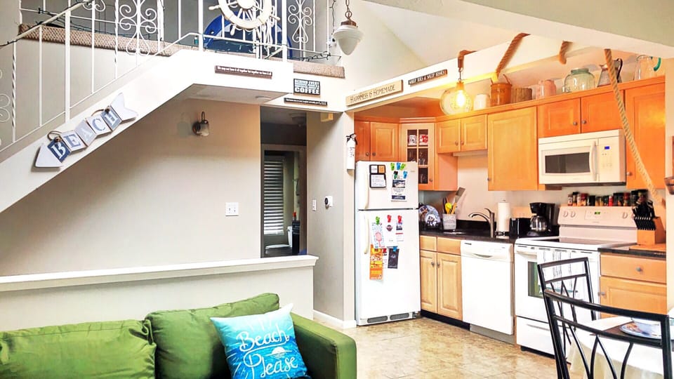Open Kitchen into Living Room