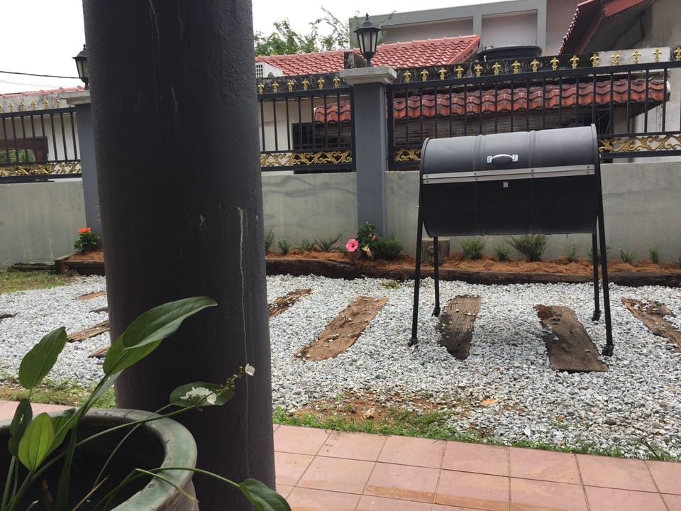 Special BBQ area . you could carry on BBQ even one minutes after rain stopped