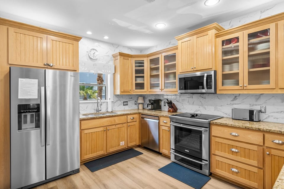 very spacious remodeled kitchen