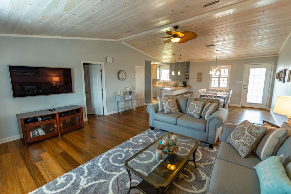 Family Room with 65" TV
