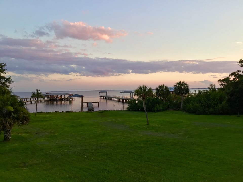 View from our porch on Thurs, June 13th.  All you hear are the birds in the air