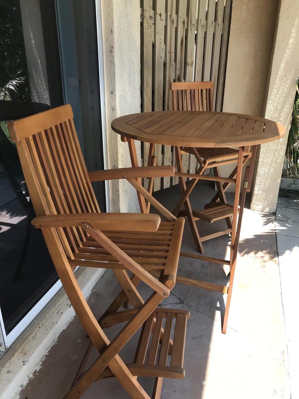 Outdoor patio area