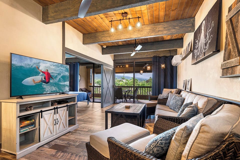 Living room into bedroom