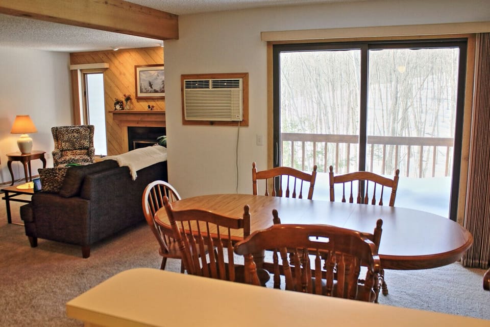 View outside of the woods