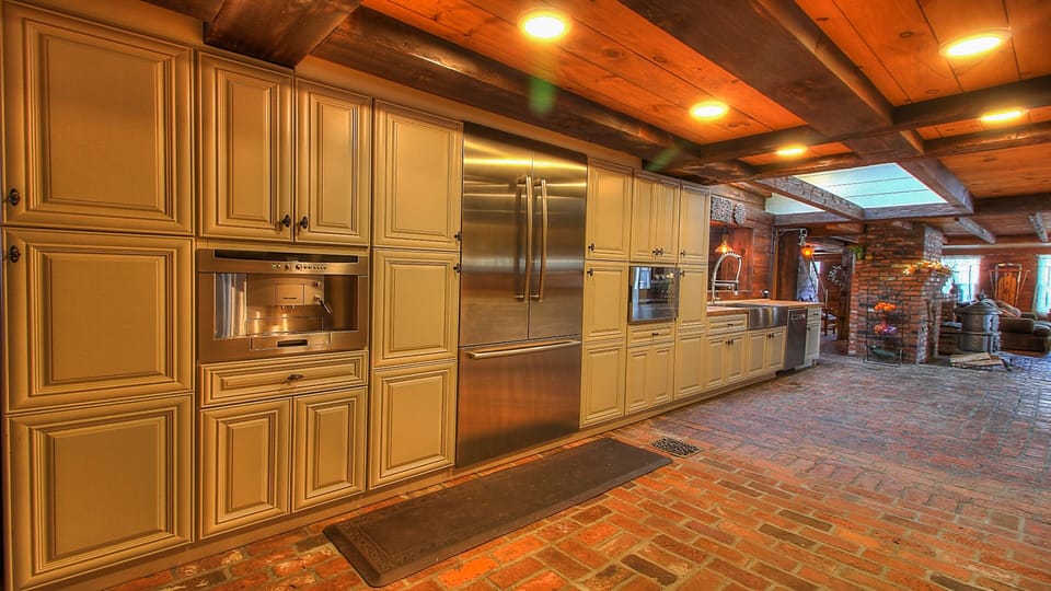 Built in Espresso Machine for your morning jolt!