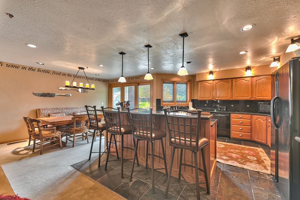 Spacious Kitchen with Island Seating for 4 and Plenty of Counter Space