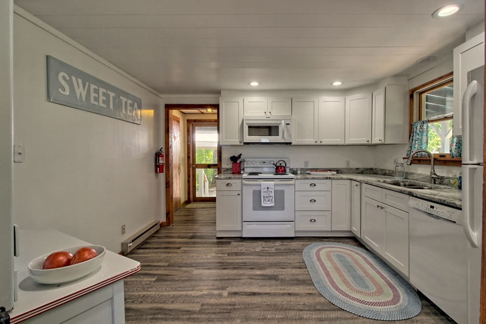 Looking toward the front door