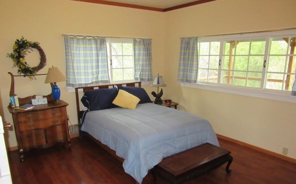 Sleeping area of cabin