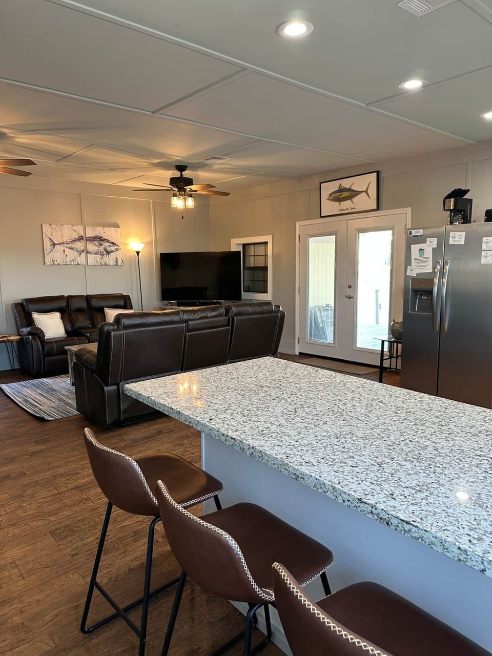 Bar Seating for 4 w/ Living Room Views